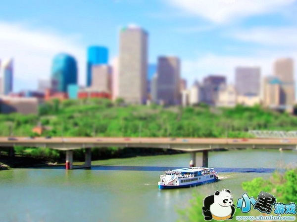 移轴镜头下的图片仿佛一个缩微模型世界