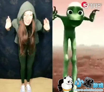 抖音火星人扭起来怎么玩_抖音青蛙跳舞视频在