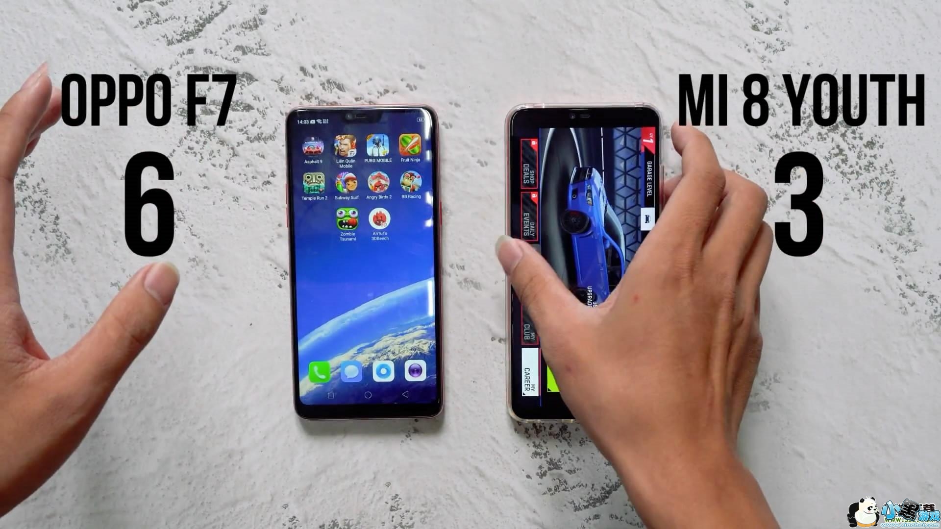 С��8�ഺ���oppo F7�ֻ��Ա�ʵ������С����Ϸ