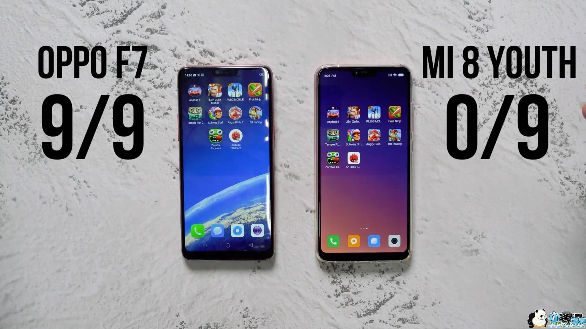 С��8�ഺ���oppo F7�ֻ��Ա�ʵ������С����Ϸ