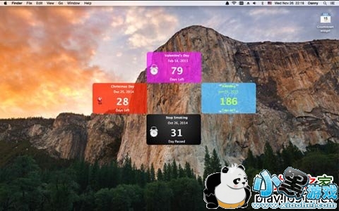 Countdown widget