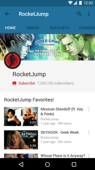 YouTube app YouTube app