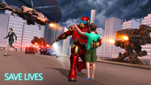 钢铁侠城市飞行救援手机版 钢铁侠城市飞行救援游戏下载