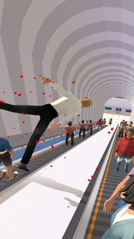 自动扶梯男孩游戏