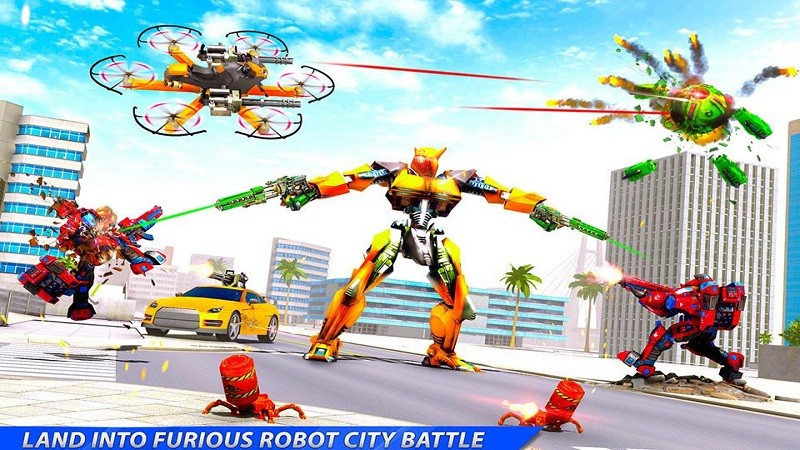 无人机机器人模拟器最新版 无人机机器人模拟器游戏介绍