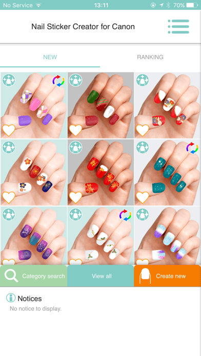 ����nail sticker creator for canon