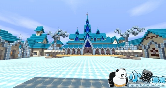迷你世界创造存档:冰雪奇缘城堡 好玩存档分享
