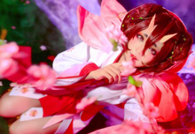 梦幻般的花中精灵:阴阳师桃花妖良心COS