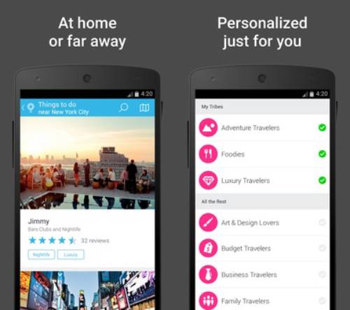 Gogobot软件界面 软件界面
