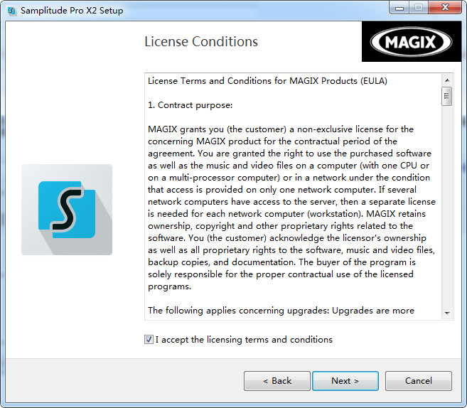 Samplitude Pro X2��ϸͼ�İ�װ�̳�