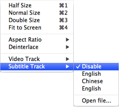 添加和设定蓝光影片字幕方法