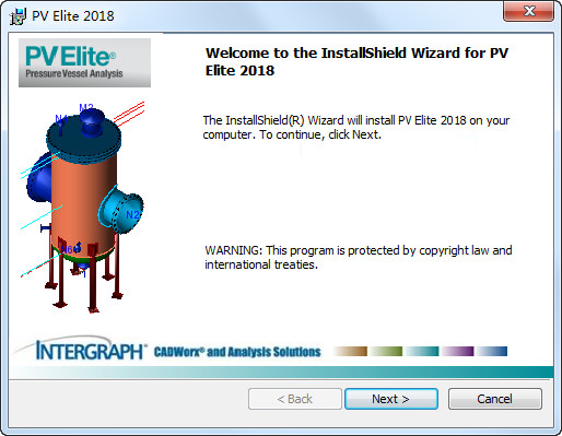 PV Elite 2018图文安装教程(含PV Elite 2018修改补丁)