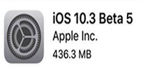 iOS 10.3 Beta 5�̼����� iOS 10.3 Beta 5��-ƻ����Ѷ�� title=