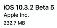 iOS 10.3.2 Beta 5�̼����� iOS 10.3.2 Bet-ƻ����Ѷ�� title=