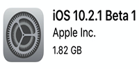 iOS 10.2.1 Beta 1�̼����� iOS 10.2.1 Bet-ƻ����Ѷ�� title=