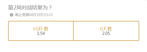 4��19��LGDvsGT��2�ֶ�ս���Ϊ��
