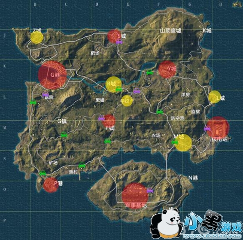 绝地求生刺激战场资源分布图 绝地求生刺激战场资源位置分布详情 绝地求生刺激战场资源分布图 绝地求生刺激战场资源位置分布详情