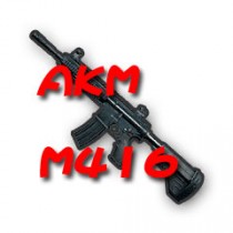 ���������̼�ս��AKM��M416�İ�ǹ�� AKM��M416�Ա�˭����