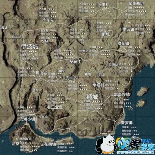 绝地求生刺激战场沙漠图哪里资源多 沙漠图资源分布攻略 绝地求生刺激战场沙漠图哪里资源多 沙漠图资源分布攻略