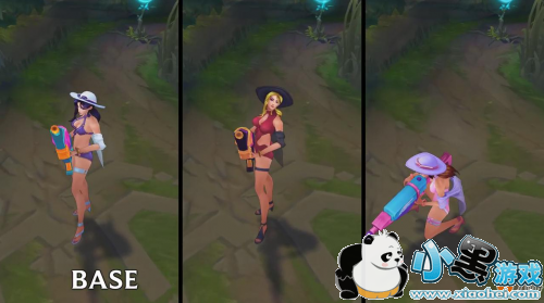 LOL女警泳池派对炫彩皮肤演示 5款皮肤任你选 LOL女警泳池派对炫彩皮肤演示 5款皮肤任你选