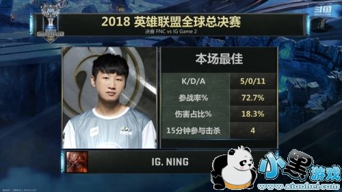 lols8�ܾ���IGvsFNC�ڶ���������Ƶ��IG��Ӯһ��2:0