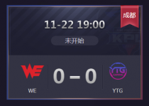 2019KPL�＾��������11��22������ WE vs YTGֱ����ַ