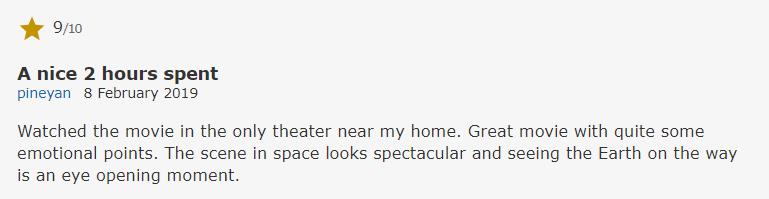 ���˵���������ۣ�ΰ��ĵ�һ���й��ƻõ�Ӱ����2Сʱֵ�ˣ�