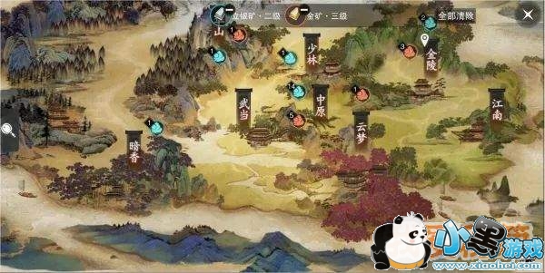 楚留香手游哪里挖矿比较好_1-30级挖矿点推荐