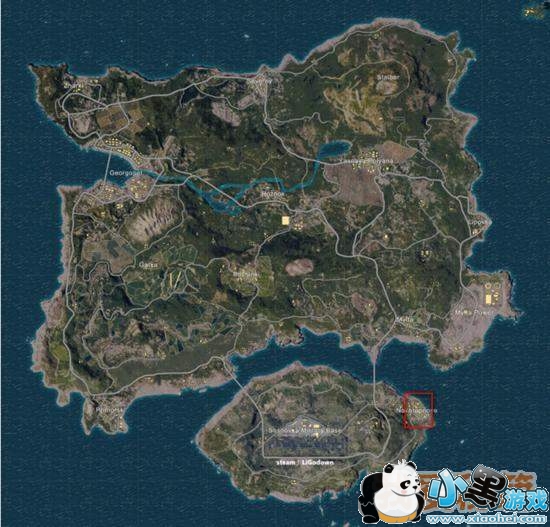 绝地求生:这里跳的人少还富的流油 一人一个三级头 N港教学