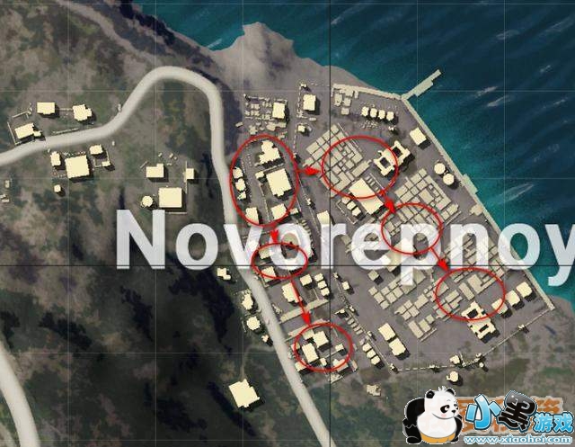 绝地求生:这里跳的人少还富的流油 一人一个三级头 N港教学