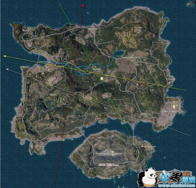 绝地求生:这里跳的人少还富的流油 一人一个三级头 N港教学