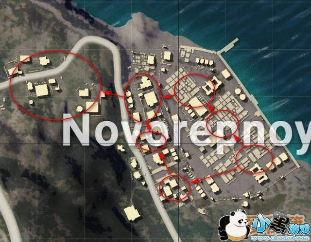 绝地求生:这里跳的人少还富的流油 一人一个三级头 N港教学