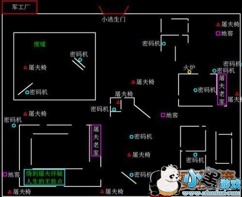 第五人格地图俯视图攻略_第五人格地图平面图大全