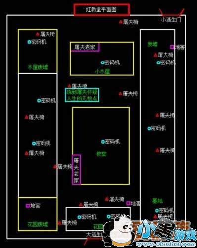 第五人格地图俯视图攻略_第五人格地图平面图大全