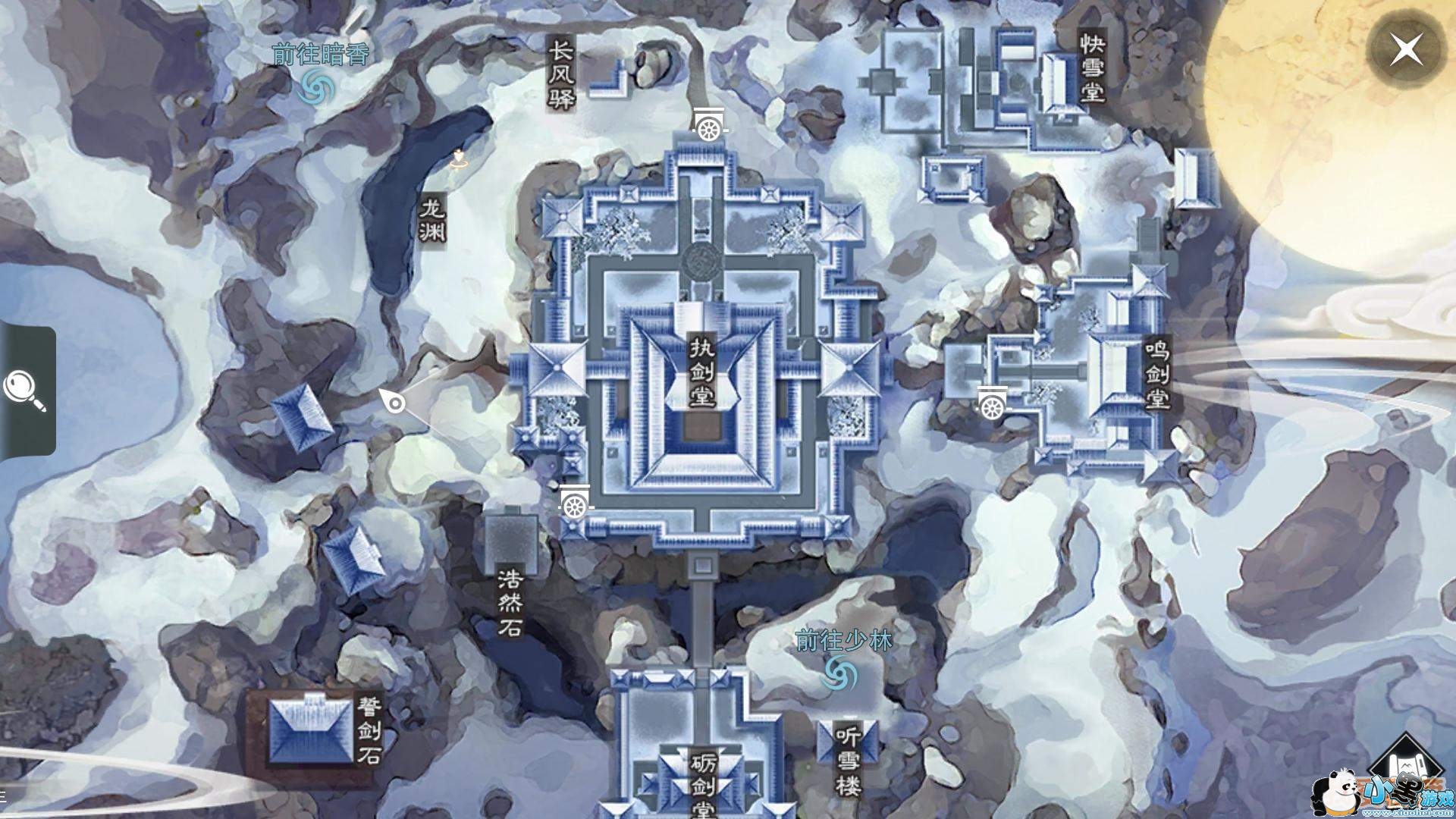 楚留香4月13日打坐点在哪_4.13坐观万象位置一览