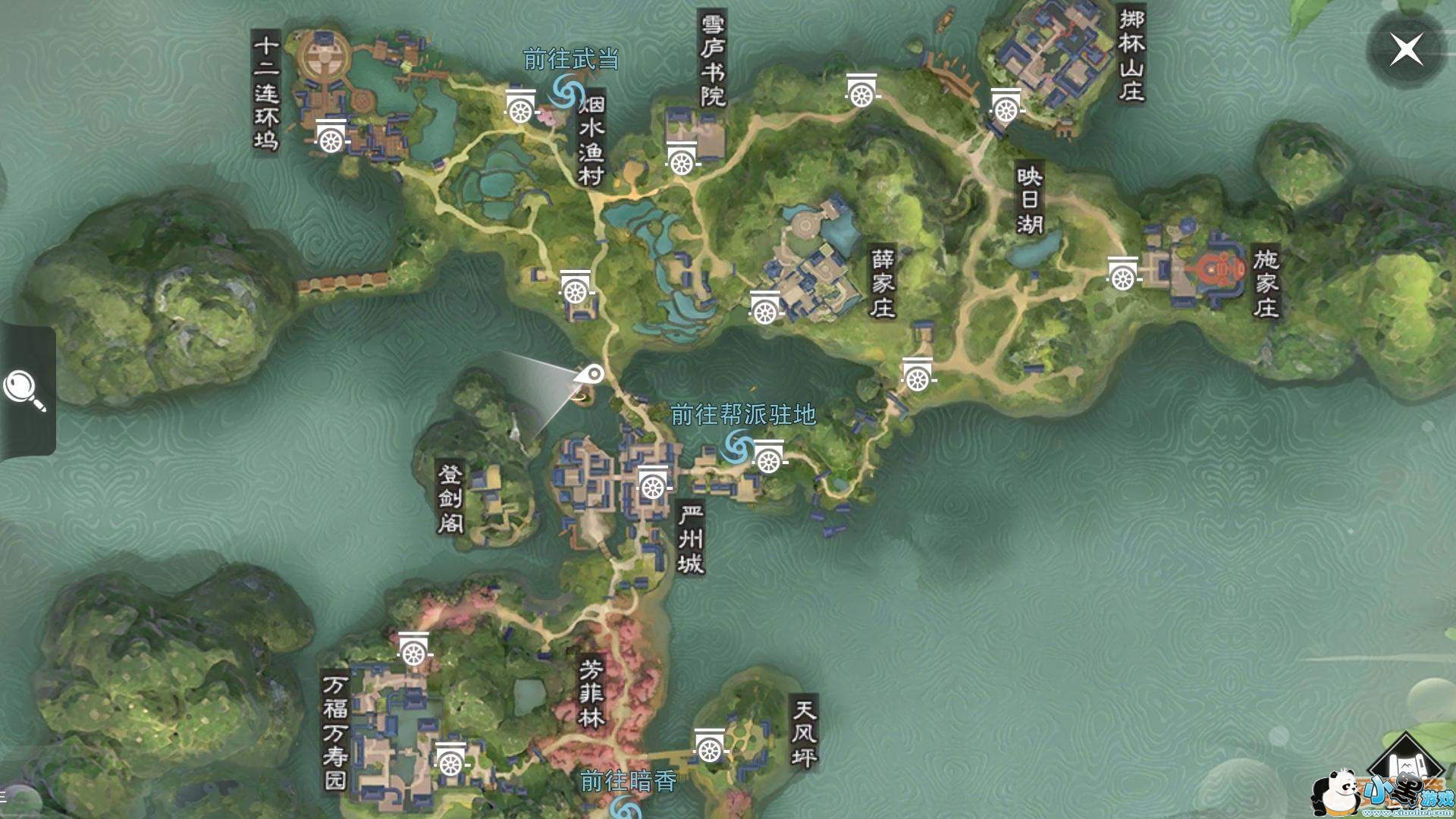 楚留香4月13日打坐点在哪_4.13坐观万象位置一览