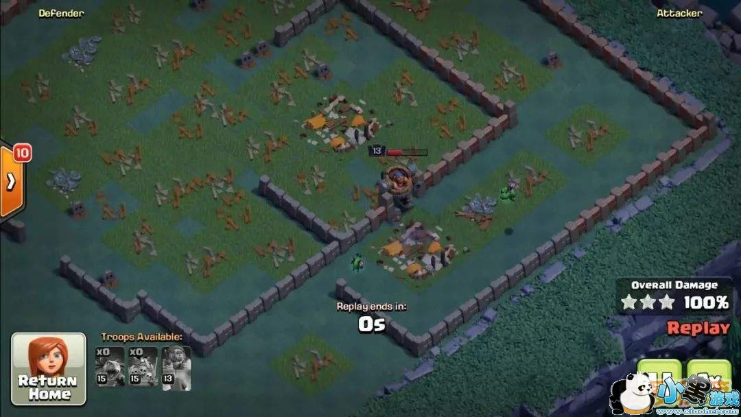 部落冲突夜世界骷髅气球+亡灵打法实战效果