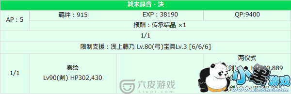 FGO2019空境复刻高难本攻略