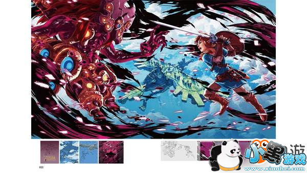 《塞尔达传说》30周年设定集第3本开售 聚焦《荒野之息》