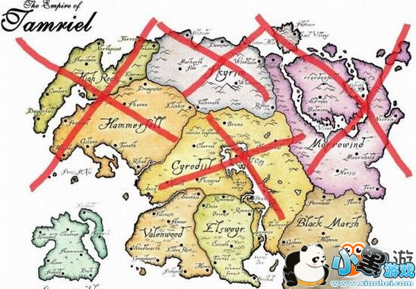 国外玩家猜测《上古卷轴6》背景地图 基本锁定Akavir 国外玩家猜测《上古卷轴6》背景地图 基本锁定Akavir