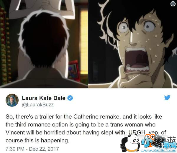Atlus新作《凯瑟琳Full Body》遭女权抵制:歧视变性人