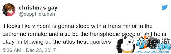 Atlus新作《凯瑟琳Full Body》遭女权抵制:歧视变性人