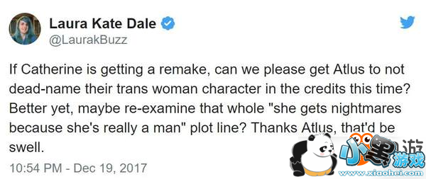 Atlus新作《凯瑟琳Full Body》遭女权抵制:歧视变性人