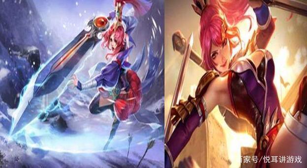 王者荣耀:5款新旧皮肤的差异变化,周瑜蓝发,看到最后瞬间泪崩