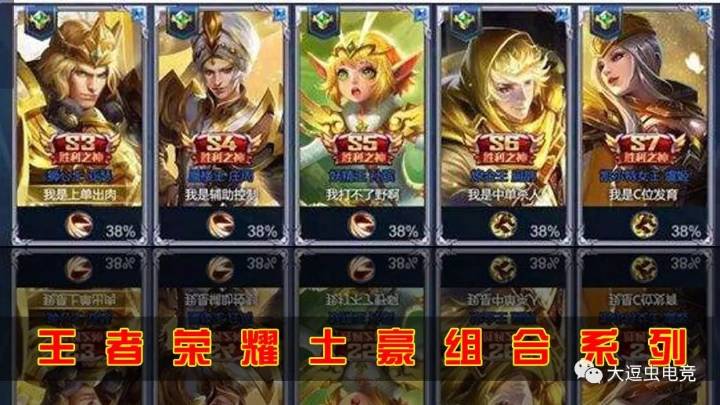 王者荣耀七大战队,长城守卫军最强输出,魔系英雄最强辅助