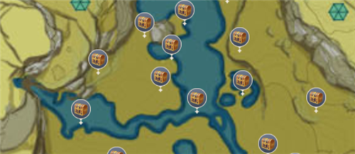 原神璃月逐月宝箱位置大全 40个宝箱位置图解